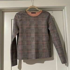 Suede Zara Blouse Size Medium